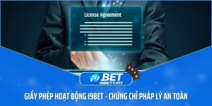 Giấy phép hoạt động i9BET - chứng chỉ pháp lý an toàn